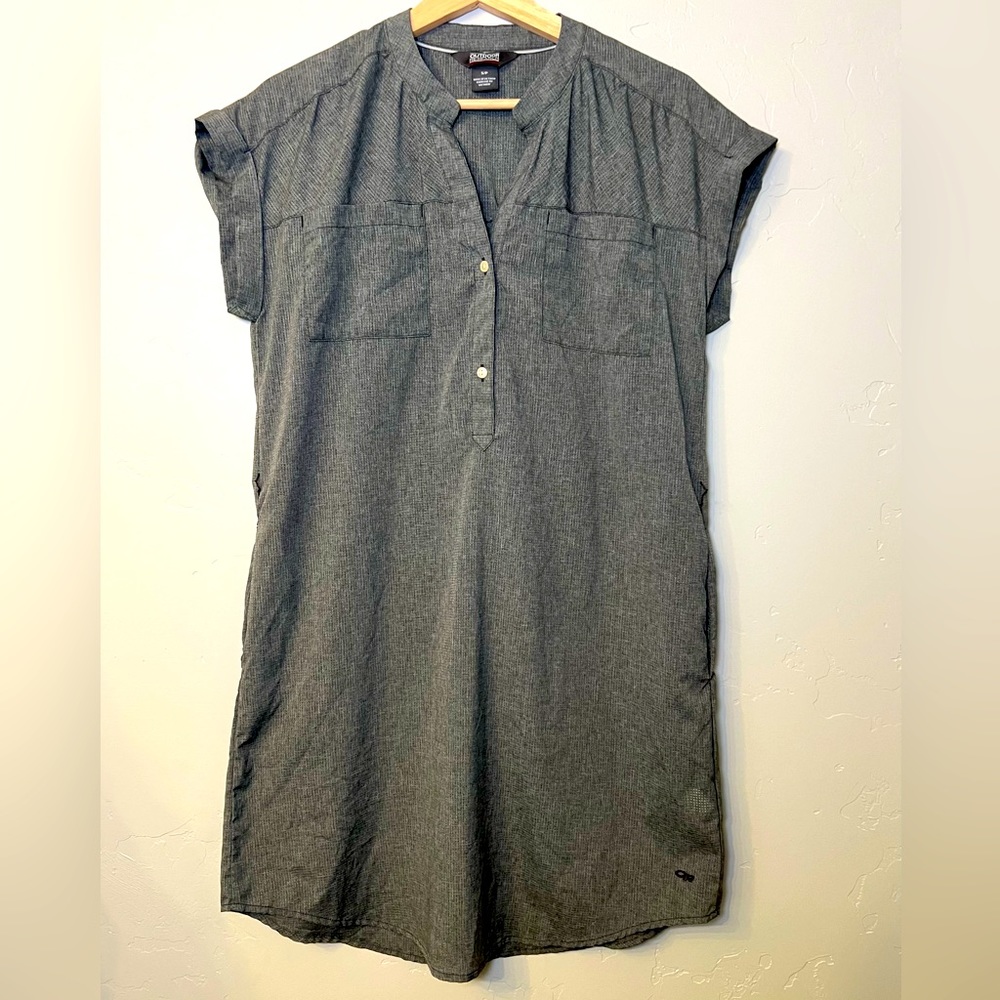 Outdoor Research Charcoal Short Sleeve Shirt Dress